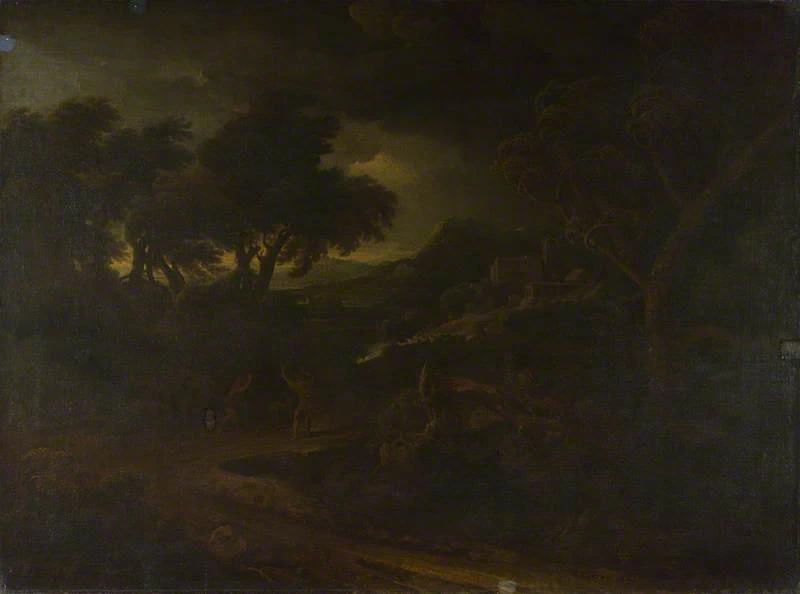 Paesaggio con temorale - National Gallery, Londra